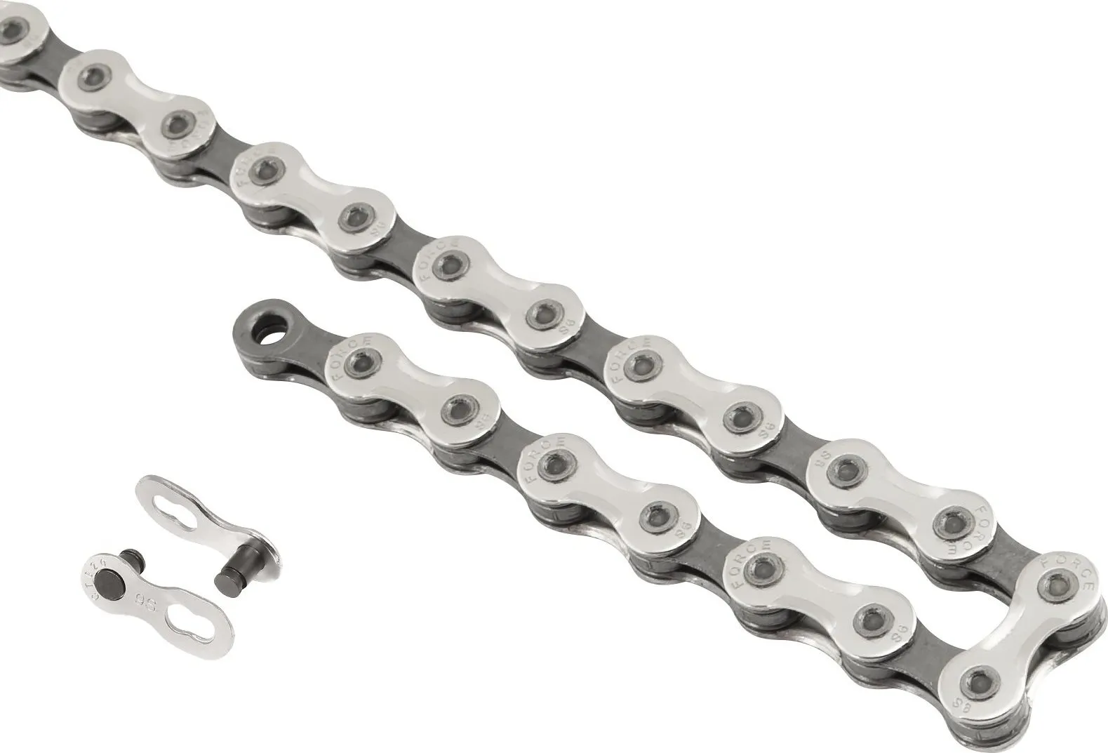 Šport a outdoor | Cyklistika | Diely a komponenty | Reťaze - Force P9002 na 9 koliesok strieborno/sivá Šport a outdoor | Cyklistika | Diely a komponenty | Reťaze - Force P9002 na 9 koliesok strieborno/sivá