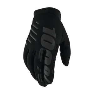 100% SPEEDLAB Cyklistické rukavice dlhoprsté - BRISKER JR - čierna 100% SPEEDLAB Cyklistické rukavice dlhoprsté - BRISKER JR - čierna