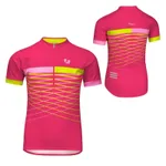 Detský cyklo dres Etape Lucky ružová/limeta - 152/158 Detský cyklo dres Etape Lucky ružová/limeta - 152/158