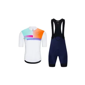 HOLOKOLO Cyklistický krátky dres a krátke nohavice - SPECTRO - modrá/čierna/biela HOLOKOLO Cyklistický krátky dres a krátke nohavice - SPECTRO - modrá/čierna/biela