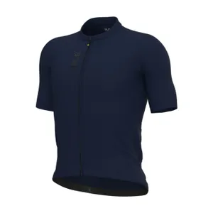 ALÉ Cyklistický dres s krátkym rukávom - COLOR BLOCK PRAGMA - modrá ALÉ Cyklistický dres s krátkym rukávom - COLOR BLOCK PRAGMA - modrá