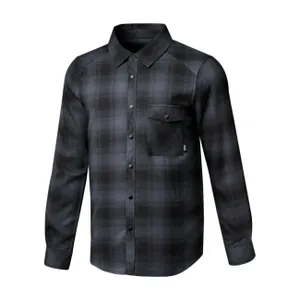 IXS košeľa - CARVE 1.0 - antracitová/čierna IXS košeľa - CARVE 1.0 - antracitová/čierna