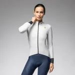 ALÉ Cyklistický dres s dlhým rukávom zimný - KLIMATIK K-IDRO - biela ALÉ Cyklistický dres s dlhým rukávom zimný - KLIMATIK K-IDRO - biela