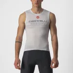 CASTELLI Cyklistické tričko bez rukávov - ACTIVE COOLING - šedá CASTELLI Cyklistické tričko bez rukávov - ACTIVE COOLING - šedá