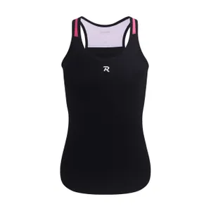 RIVANELLE Cyklistický dres bez rukávov - SPARK ELITE - čierna/ružová RIVANELLE Cyklistický dres bez rukávov - SPARK ELITE - čierna/ružová
