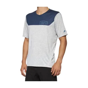 100% SPEEDLAB Cyklistický dres s krátkym rukávom - AIRMATIC - šedá/modrá 100% SPEEDLAB Cyklistický dres s krátkym rukávom - AIRMATIC - šedá/modrá