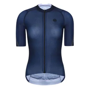 MONTON Cyklistický dres s krátkym rukávom - PRO CARBONFIBER LADY - modrá MONTON Cyklistický dres s krátkym rukávom - PRO CARBONFIBER LADY - modrá