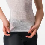 CASTELLI Cyklistické tričko s krátkym rukávom - PRO MESH W - biela CASTELLI Cyklistické tričko s krátkym rukávom - PRO MESH W - biela