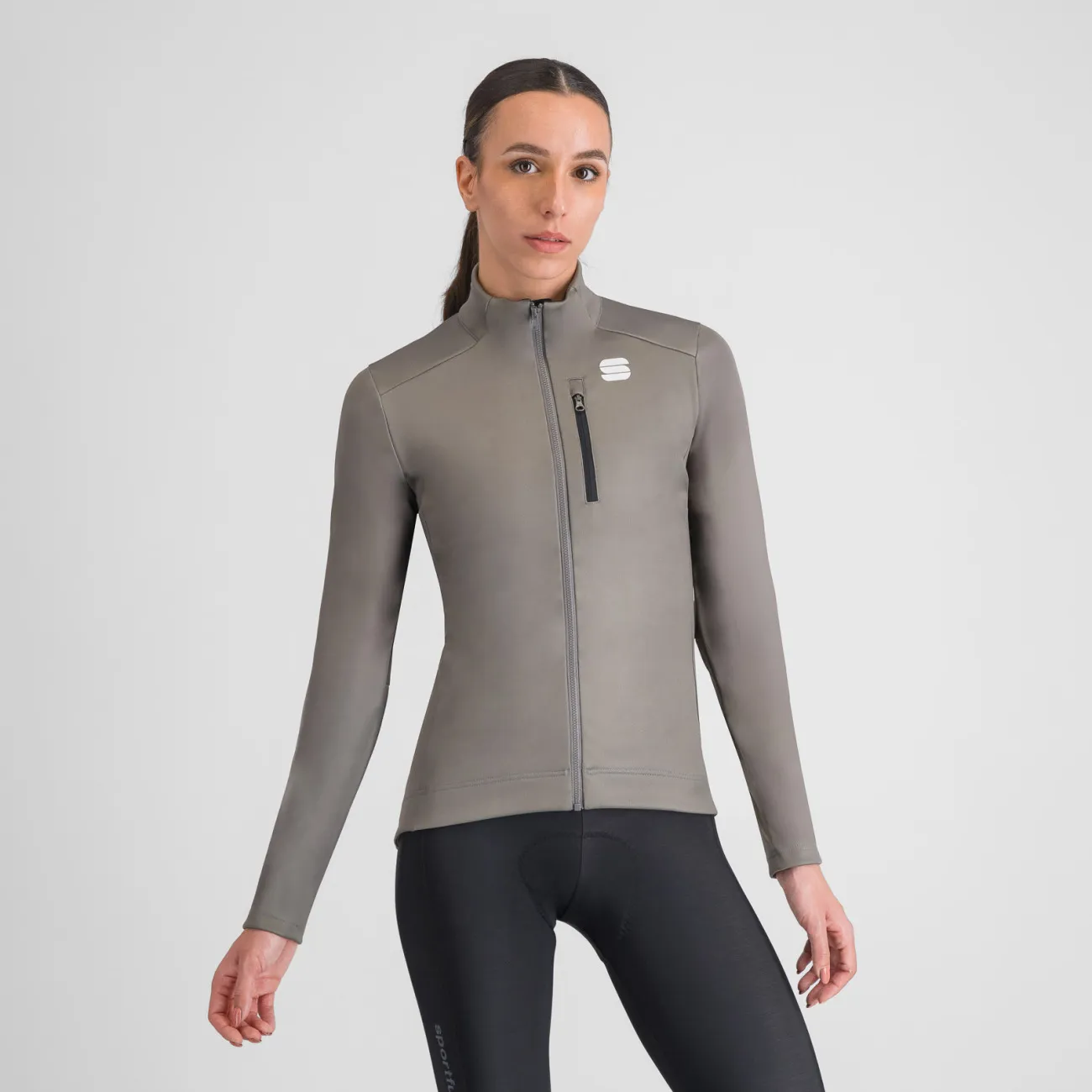 SPORTFUL Cyklistická vetruodolná bunda - SRK - šedá SPORTFUL Cyklistická vetruodolná bunda - SRK - šedá