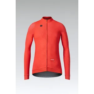 GOBIK Cyklistický dres s dlhým rukávom zimný - HYDER - červená GOBIK Cyklistický dres s dlhým rukávom zimný - HYDER - červená