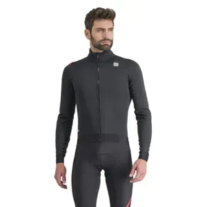 Pánska cyklistická bunda SPORTFUL Fiandre pro medium jacket, black Pánska cyklistická bunda SPORTFUL Fiandre pro medium jacket, black