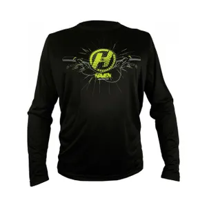 HAVEN Cyklistický dres s dlhým rukávom letný - NAVAHO II LONG - čierna/zelená HAVEN Cyklistický dres s dlhým rukávom letný - NAVAHO II LONG - čierna/zelená