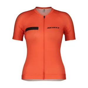 SCOTT Cyklistický dres s krátkym rukávom - PRO - oranžová SCOTT Cyklistický dres s krátkym rukávom - PRO - oranžová