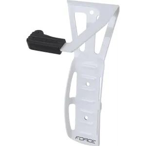 Šport a outdoor | Cyklistika | Cyklodoplnky | Stojany a držiaky - Force Držiak kolesa na stenu za predné koleso Fe, biely Šport a outdoor | Cyklistika | Cyklodoplnky | Stojany a držiaky - Force Držiak kolesa na stenu za predné koleso Fe, biely