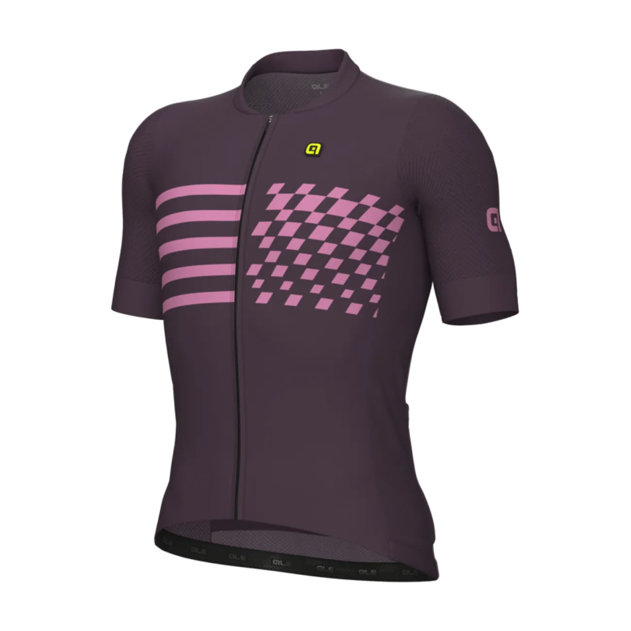 ALÉ Cyklistický dres s krátkym rukávom - PR-E PLAY - fialová ALÉ Cyklistický dres s krátkym rukávom - PR-E PLAY - fialová