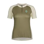 SCOTT Cyklistický dres s krátkym rukávom - ENDURANCE 20 W - zelená/biela SCOTT Cyklistický dres s krátkym rukávom - ENDURANCE 20 W - zelená/biela