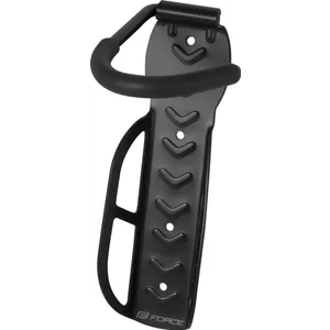 Šport a outdoor | Cyklistika | Cyklodoplnky | Stojany a držiaky - Force Držiak bicykla na stenu za predné koleso Fe, čierny Šport a outdoor | Cyklistika | Cyklodoplnky | Stojany a držiaky - Force Držiak bicykla na stenu za predné koleso Fe, čierny