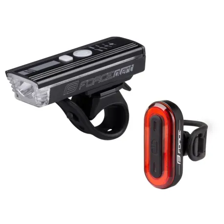 Svetlo na bicykel FORCE FUTURO USB set Svetlo na bicykel FORCE FUTURO USB set