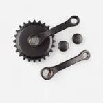 Športy > Cyklistika > Servis bicyklov > Kľuky a stredy na bicykle > Kľuky a prevodníky na bicykle - Jednoprevodník 24 zubov s kľukami 100 mm Športy > Cyklistika > Servis bicyklov > Kľuky a stredy na bicykle > Kľuky a prevodníky na bicykle - Jednoprevodník 24 zubov s kľukami 100 mm