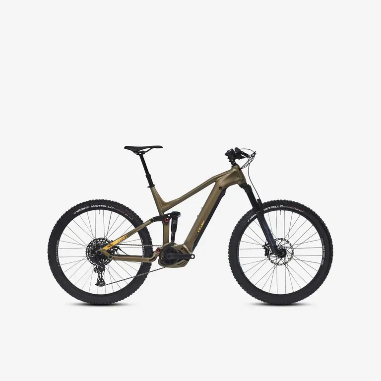 Horský bicykel - Horský elektrobicykel Stilus E All mountain 29" okrový Horský bicykel - Horský elektrobicykel Stilus E All mountain 29" okrový