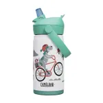 CAMELBAK Cyklistická fľaša na vodu - THRIVE FLIP STRAW KIDS VSS 0,35 L - biela/viacfarebná CAMELBAK Cyklistická fľaša na vodu - THRIVE FLIP STRAW KIDS VSS 0,35 L - biela/viacfarebná
