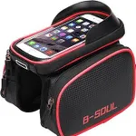 Šport a outdoor | Cyklistika | Cyklodoplnky | Tašky - B-Soul Tube 1,0 taška na rám červená Šport a outdoor | Cyklistika | Cyklodoplnky | Tašky - B-Soul Tube 1,0 taška na rám červená