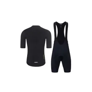 HOLOKOLO Cyklistický krátky dres a krátke nohavice - EYELET - čierna HOLOKOLO Cyklistický krátky dres a krátke nohavice - EYELET - čierna