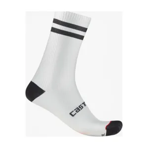 CASTELLI Cyklistické ponožky klasické - ORIGINALE 18 - biela/čierna CASTELLI Cyklistické ponožky klasické - ORIGINALE 18 - biela/čierna