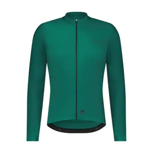 SHIMANO Cyklistický dres s dlhým rukávom letný - ELEMENT LONG - zelená SHIMANO Cyklistický dres s dlhým rukávom letný - ELEMENT LONG - zelená