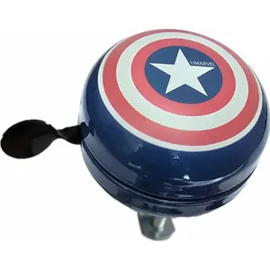Šport a outdoor | Cyklistika | Cyklodoplnky | Zvončeky - Disney Captain America retro 60 mm Šport a outdoor | Cyklistika | Cyklodoplnky | Zvončeky - Disney Captain America retro 60 mm