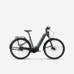 Trekingový bicykel - Trekingový elektrobicykel E-ACTV 900 Owuru nízky rám zelený Trekingový bicykel - Trekingový elektrobicykel E-ACTV 900 Owuru nízky rám zelený
