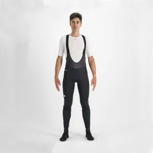 SPORTFUL Cyklistické nohavice dlhé s trakmi - INFINIUM - čierna SPORTFUL Cyklistické nohavice dlhé s trakmi - INFINIUM - čierna