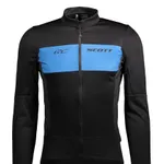 SCOTT Cyklistická zateplená bunda - RC WARM HYBRID WB - modrá/čierna SCOTT Cyklistická zateplená bunda - RC WARM HYBRID WB - modrá/čierna