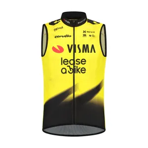RAPIDGEAR Cyklistická vesta - REPLICA VISMA 2026 - žltá/čierna RAPIDGEAR Cyklistická vesta - REPLICA VISMA 2026 - žltá/čierna