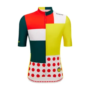 SANTINI Cyklistický dres s krátkym rukávom - TDF COMBO - viacfarebná SANTINI Cyklistický dres s krátkym rukávom - TDF COMBO - viacfarebná