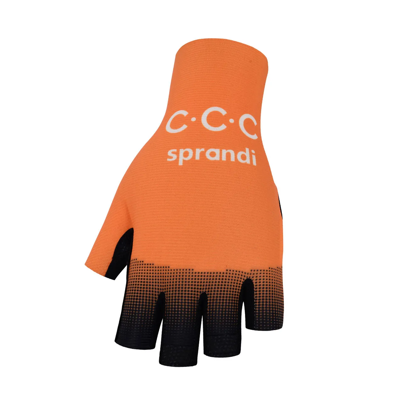 BONAVELO Cyklistické rukavice krátkoprsté - CCC 2020 - oranžová BONAVELO Cyklistické rukavice krátkoprsté - CCC 2020 - oranžová