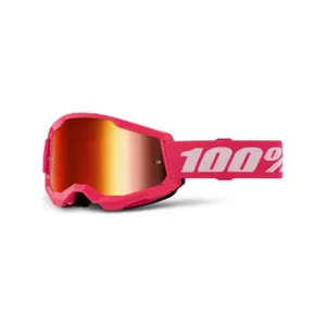 100% SPEEDLAB Cyklistické okuliare - STRATA 2 - ružová/biela/červená 100% SPEEDLAB Cyklistické okuliare - STRATA 2 - ružová/biela/červená