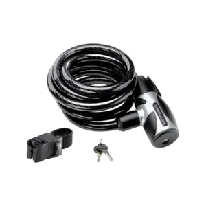 KRYPTONITE zámok na bicykel - KRYPTOFLEX 1218 - čierna KRYPTONITE zámok na bicykel - KRYPTOFLEX 1218 - čierna