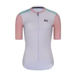 RIVANELLE Cyklistický dres s krátkym rukávom - TECHNICAL - ružová/zelená RIVANELLE Cyklistický dres s krátkym rukávom - TECHNICAL - ružová/zelená