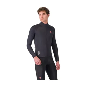 CASTELLI Cyklistická zateplená bunda - COMPETIZIONE - čierna CASTELLI Cyklistická zateplená bunda - COMPETIZIONE - čierna
