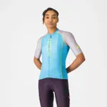 CASTELLI Cyklistický dres s krátkym rukávom - UNLIMITED 2 W - modrá CASTELLI Cyklistický dres s krátkym rukávom - UNLIMITED 2 W - modrá