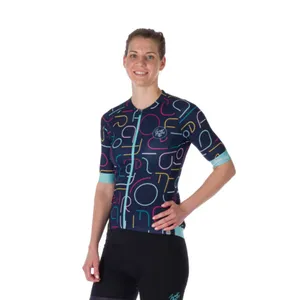 Dámsky cyklistický dres s krátkym rukávom NORTHFINDER MARGARET Dámsky cyklistický dres s krátkym rukávom NORTHFINDER MARGARET