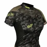 HAVEN Cyklistický dres s krátkym rukávom - SINGLETRAIL WOMEN - zelená/žltá HAVEN Cyklistický dres s krátkym rukávom - SINGLETRAIL WOMEN - zelená/žltá