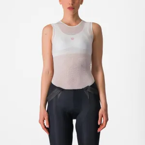 CASTELLI Cyklistické tričko bez rukávov - PRO MESH W - biela CASTELLI Cyklistické tričko bez rukávov - PRO MESH W - biela