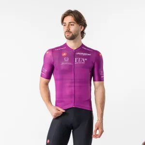 CASTELLI Cyklistický dres s krátkym rukávom - GIRO109 COMPETIZIONE 4 - cyklamenová CASTELLI Cyklistický dres s krátkym rukávom - GIRO109 COMPETIZIONE 4 - cyklamenová