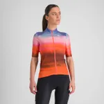 SPORTFUL Cyklistický dres s krátkym rukávom - FLOW SUPERGIARA - červená/modrá SPORTFUL Cyklistický dres s krátkym rukávom - FLOW SUPERGIARA - červená/modrá