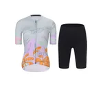 RIVANELLE Cyklistický krátky dres a krátke nohavice - SPIRIT - šedá/čierna/viacfarebná RIVANELLE Cyklistický krátky dres a krátke nohavice - SPIRIT - šedá/čierna/viacfarebná