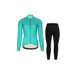 RIVANELLE Cyklistická zimná bunda a nohavice - STARLIGHT WINTER - modrá/čierna RIVANELLE Cyklistická zimná bunda a nohavice - STARLIGHT WINTER - modrá/čierna