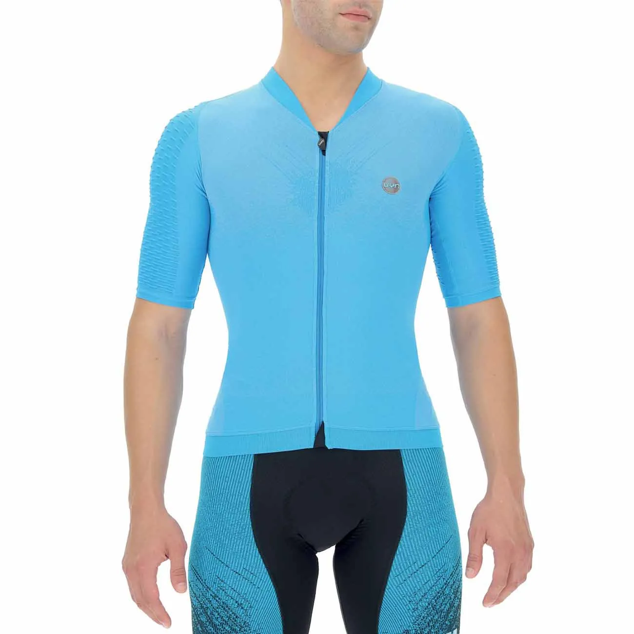 UYN Cyklistický dres s krátkym rukávom - BIKING AIRWING - modrá UYN Cyklistický dres s krátkym rukávom - BIKING AIRWING - modrá