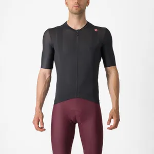 CASTELLI Cyklistický dres s krátkym rukávom - ESPRESSO - antracitová CASTELLI Cyklistický dres s krátkym rukávom - ESPRESSO - antracitová